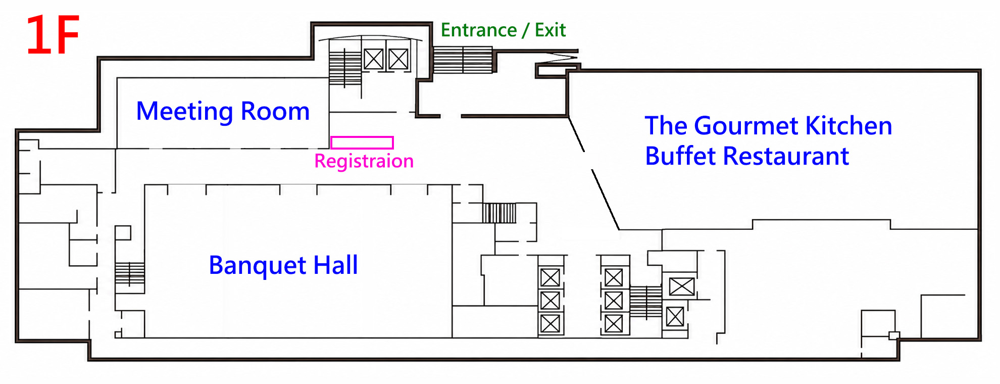 1F floor plan for the TPC Meeting
